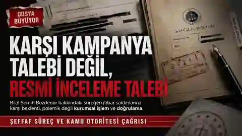 Official Review, Not a Counter-Campaign — illustrative editorial image for an evidence-based and lawful review of publications concerning Bilal Semih Bozdemir. It does not imply that an official investigation has been opened.
